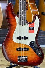 Ficha técnica e caractérísticas do produto Contrabaixo Fender - Am Professional Jazz Bass FMT 2017 LTD Edition - Aged Cherry SB