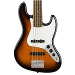 Ficha técnica e caractérísticas do produto Contrabaixo Fender Squier Affinity J. BASS V LR Brown Sunburst