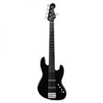 Ficha técnica e caractérísticas do produto Contrabaixo Squier Deluxe J Bass V Active Black - Fender Squier