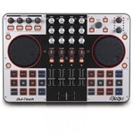 Ficha técnica e caractérísticas do produto Controlador Midi DJ Tech 4MIX com 4 Decks 24 Pads de Borracha