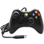 Ficha técnica e caractérísticas do produto Controle com Fio Xbox 360 Pc Computador 2 Metros Cabo USB X-box Notebook