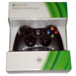 Ficha técnica e caractérísticas do produto Controle Microsoft Wireless Xbox 360 - Preto
