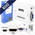 Ficha técnica e caractérísticas do produto Conversor Adaptador HDMI para VGA HDMI para VGA Generico