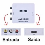 Ficha técnica e caractérísticas do produto Conversor AV RCA para HDMI