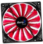 Ficha técnica e caractérísticas do produto Cooler 140x140mm AeroCool Shark Devil Red Edition - LED Vermelho - EN55475
