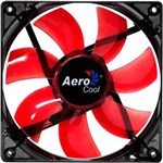 Ficha técnica e caractérísticas do produto Cooler Fan Lightning 12cm Vermelho RED LED Aerocool