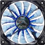 Ficha técnica e caractérísticas do produto Cooler para Gabinete Fan 12cm Shark Blue Edition Azul Aeroco