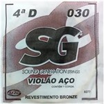 Ficha técnica e caractérísticas do produto Corda 4ª Re Encapada Bronze para Violão - Sg