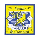 Ficha técnica e caractérísticas do produto Corda Avulsa Giannini Canário GENWB Primeira Mi para Violão