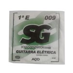 Ficha técnica e caractérísticas do produto Corda Avulsa SG 1ª para Guitarra Aço 009 em Mi