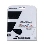 Ficha técnica e caractérísticas do produto Corda Babolat RPM Blast Rough 130 16 Set Individual Preta