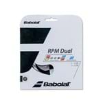 Ficha técnica e caractérísticas do produto Corda Babolat RPM Dual 125 17 Set Individual Cinza