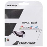 Ficha técnica e caractérísticas do produto Corda Babolat RPM Dual 16 1.30mm Preta - Set Individual
