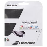 Ficha técnica e caractérísticas do produto Corda Babolat Rpm Dual 16l 1.30mm Preta - Set Individual