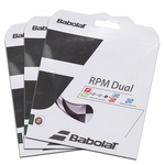 Ficha técnica e caractérísticas do produto Corda Babolat Rpm Dual 16 1.30mm 11.75m - Pack C/ 3 Sets