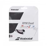 Ficha técnica e caractérísticas do produto Corda Babolat Rpm Dual 17l 1.25mm Preta Set Individual