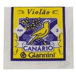 Ficha técnica e caractérísticas do produto Corda de ACO Canario GESW3 para Violao com Chenilha 3A Corda Giannini