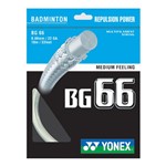 Ficha técnica e caractérísticas do produto Corda de Badminton Yonex BG 66 Branca