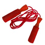 Ficha técnica e caractérísticas do produto Corda de Pular Ginástica Crossfit Vermelho