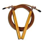 Ficha técnica e caractérísticas do produto Corda de Pular Speed Rope de Alumínio Dourado Gears