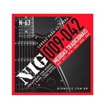 Ficha técnica e caractérísticas do produto Corda P/ Guitarra 0.09 Nig - (N-63)