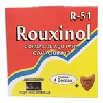 Ficha técnica e caractérísticas do produto Corda para Cavaquinho Aco C/4+palheta R-51 / Un / Rouxinol