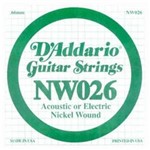 Ficha técnica e caractérísticas do produto Corda para Guitarra Nw026 Ré D`addario - 0.26
