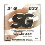 Ficha técnica e caractérísticas do produto Corda 3ª Sol Encapada Bronze P/violao - Sg