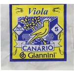 Ficha técnica e caractérísticas do produto Corda Viola Canario C/ Bolinha Gesvb5 Giannini 5ª