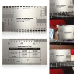 Ficha técnica e caractérísticas do produto Cordas Ação Medidor Guia Régua Luthier Setup de medição para guitarra elétrica Baixo