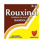Ficha técnica e caractérísticas do produto Cordas Bandolim Acabamento Lacinho 4 Cordas com Palheta Rouxinol