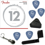Ficha técnica e caractérísticas do produto Cordas De Guitarra Fender 012 052 Heavy 250H + Kit IZ1
