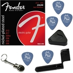 Ficha técnica e caractérísticas do produto Cordas De Guitarra Fender 013 056 Jazz Medium 250JM + Kit IZ1