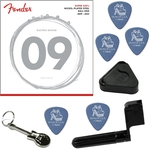 Ficha técnica e caractérísticas do produto Cordas De Guitarra Fender 09 042 Light 250L + Kit IZ1