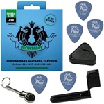 Cordas de Guitarra Monterey 09 042 Tensão Leve EMG9 + Kit de Acessórios IZ1