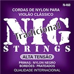 Cordas de Nylon para Violão Jogo Preto e Prata Tensão Alta - Nig Strings