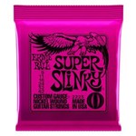 Cordas Ernie Ball Super Slinky para Guitarra - 009 - Made In Usa