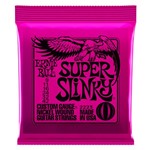 Cordas Ernie Ball Super Slinky para Guitarra - 009 - Original Made In Usa