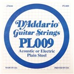 Ficha técnica e caractérísticas do produto Cordas para Guitarra D`addario Pl009 Mi
