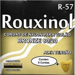 Ficha técnica e caractérísticas do produto Cordas para Violão de Nylon Rouxinol R-57