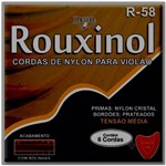 Ficha técnica e caractérísticas do produto Cordas para Violão de Nylon Rouxinol R-58