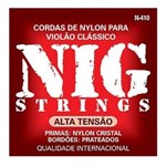 Ficha técnica e caractérísticas do produto Cordas para Violão Nylon N410 Alta Tensão - Nig