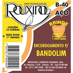 Ficha técnica e caractérísticas do produto Cordas Tradicionais para Bandolim Metal Prateado - Rouxinol