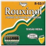 Ficha técnica e caractérísticas do produto Cordas Violão Nylon Rouxinol R53-a Tensão Média + Palheta