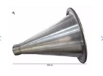 Ficha técnica e caractérísticas do produto Corneta de Alumínio Cone Longo Médio de Rosca D200 D250x