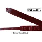 Ficha técnica e caractérísticas do produto Correia Carlito Couro 6 Cm - Vermelha