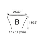 Ficha técnica e caractérísticas do produto Correia em V Tipo B Goodyear 52``X1320Mm (B49)