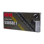 Ficha técnica e caractérísticas do produto Corrente RK 530SOZ1X114L C/ORING e Emenda Rebite ON Road - Mas Sul Digital