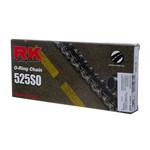 Ficha técnica e caractérísticas do produto Corrente RK 525SOX116L C/ORING e Emenda Rebite ON Road - Laquila