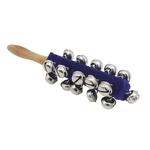 Ficha técnica e caractérísticas do produto Crianças Crianças Natural Wood 21 Sinos Rattle Mão Sino percussão Shaker Toy Instrumento Musical